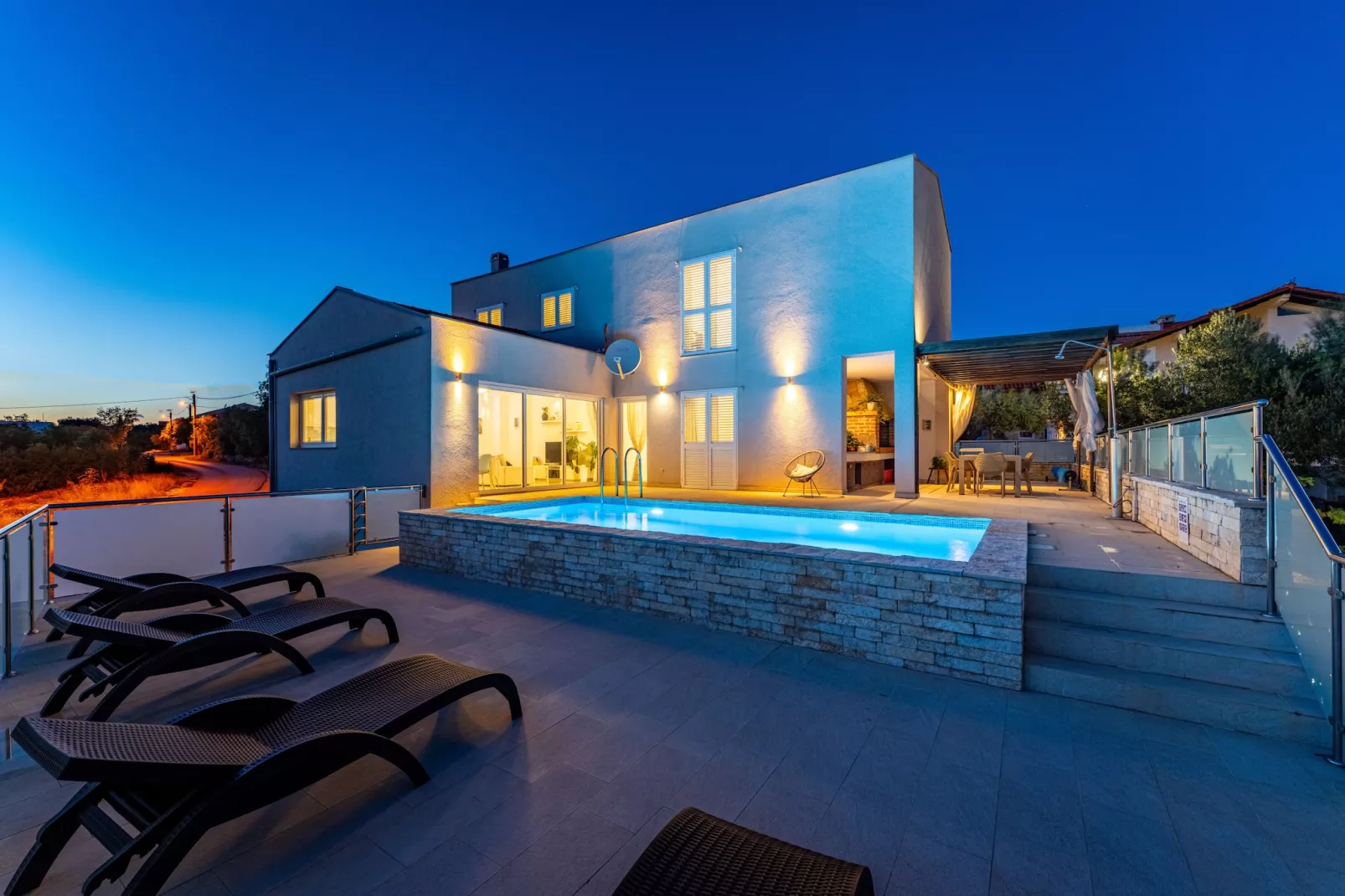 Sea view Villa Anpero-Extérieur été