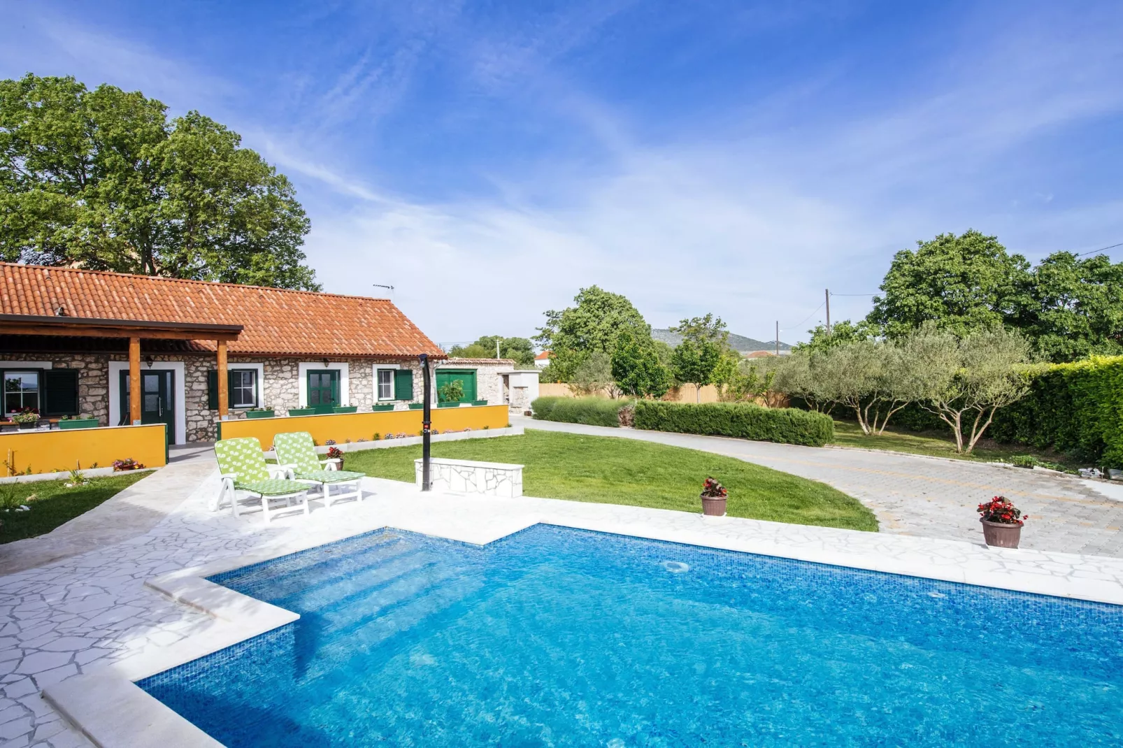 Authentic stone house Momo-Swimming pool