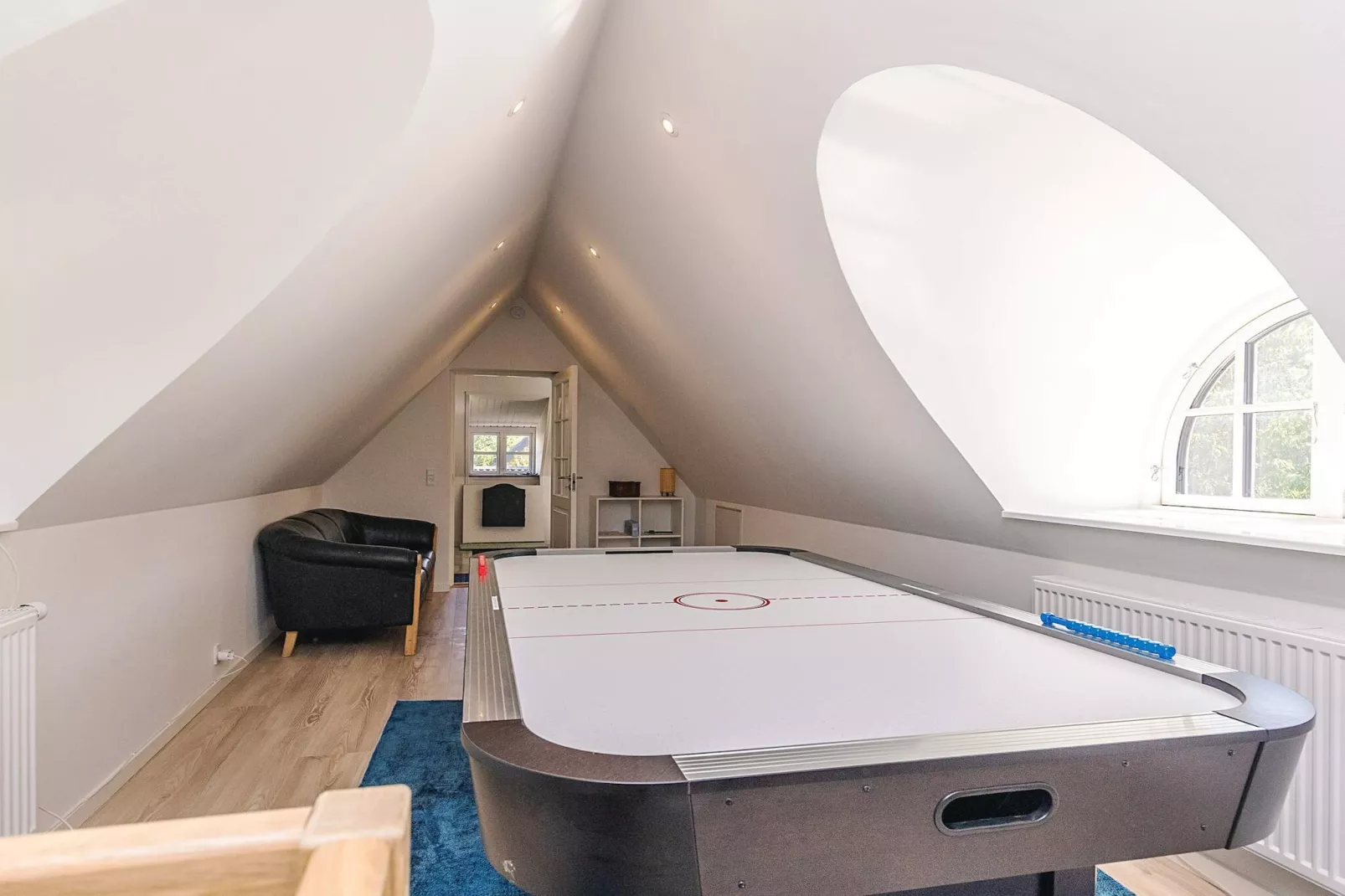 Idyllisches Reetdachhaus-Ruckzugsort-By Traum-Innenbereich