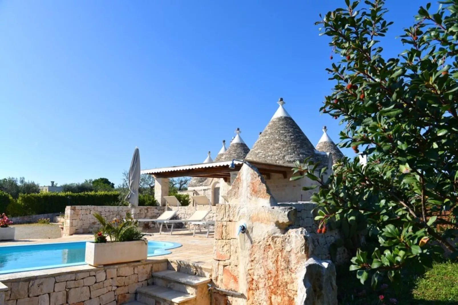 Holiday home Cisternino-Trullo Ulivo Antico-Extérieur été