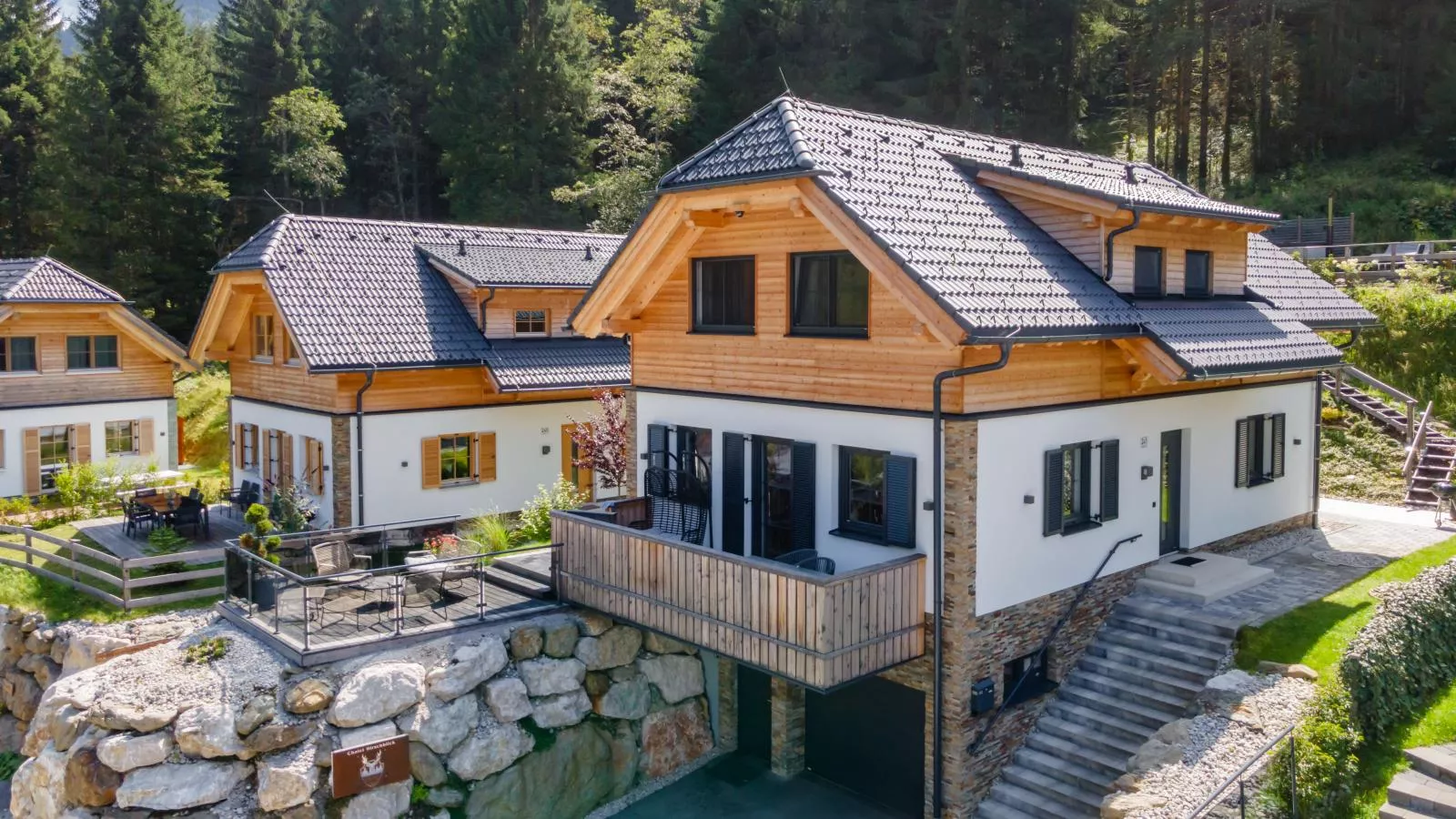 Chalet Hirschblick-Außenbereich Sommer