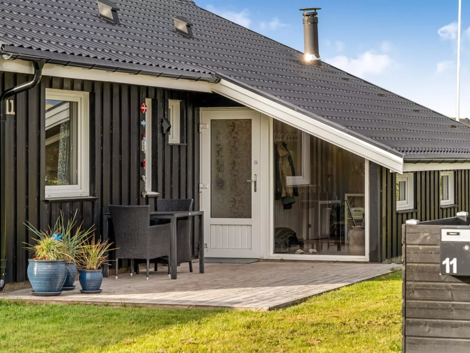 "Raadengaard" - 400m from the sea-Dehors