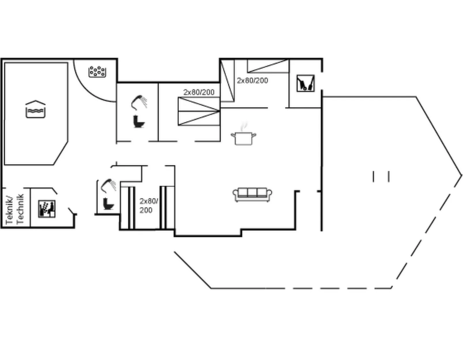 "Eldmar" - 500m from the sea-Dedans