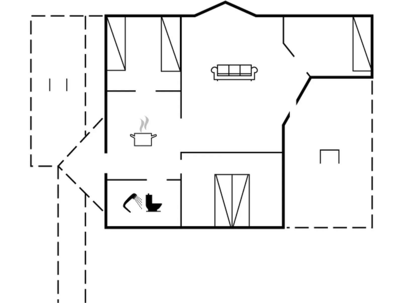 "Sörine" - 2km from the sea-Dedans