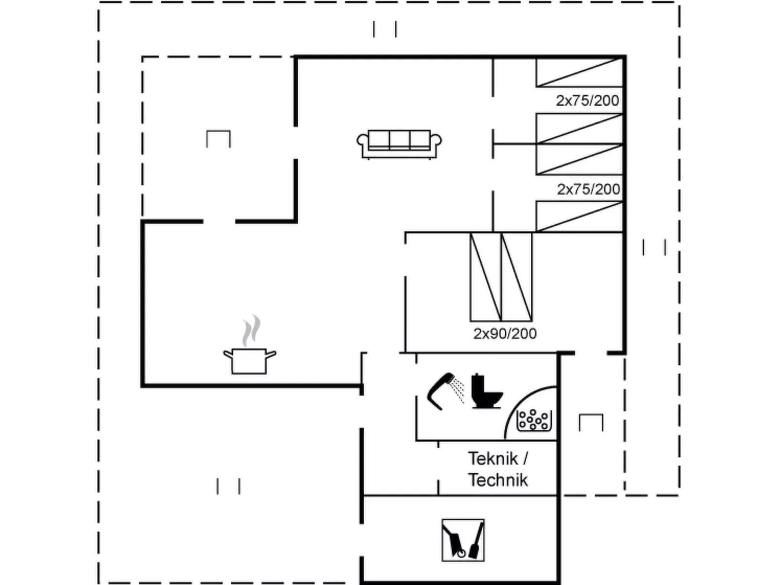 "Xaver" - 175m from the sea-Inside