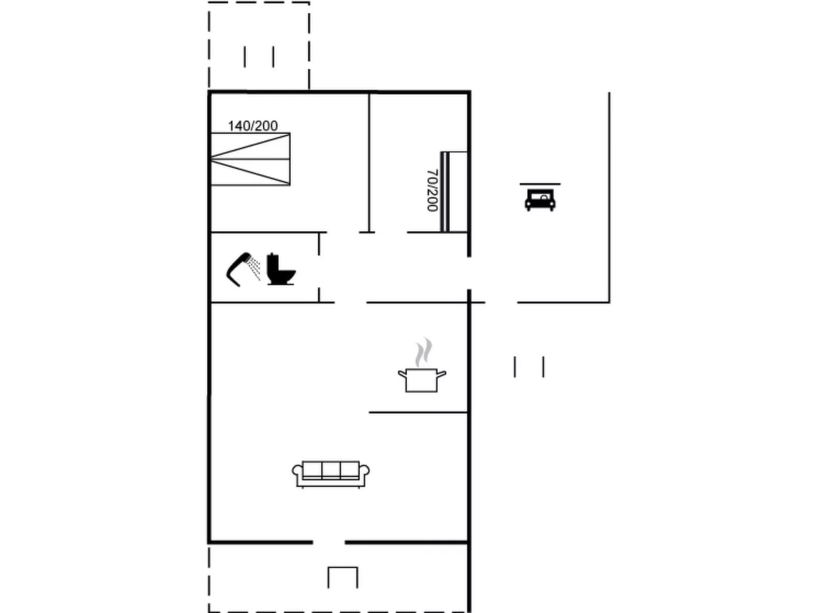 "Tuovi" - 800m from the sea-Drinnen