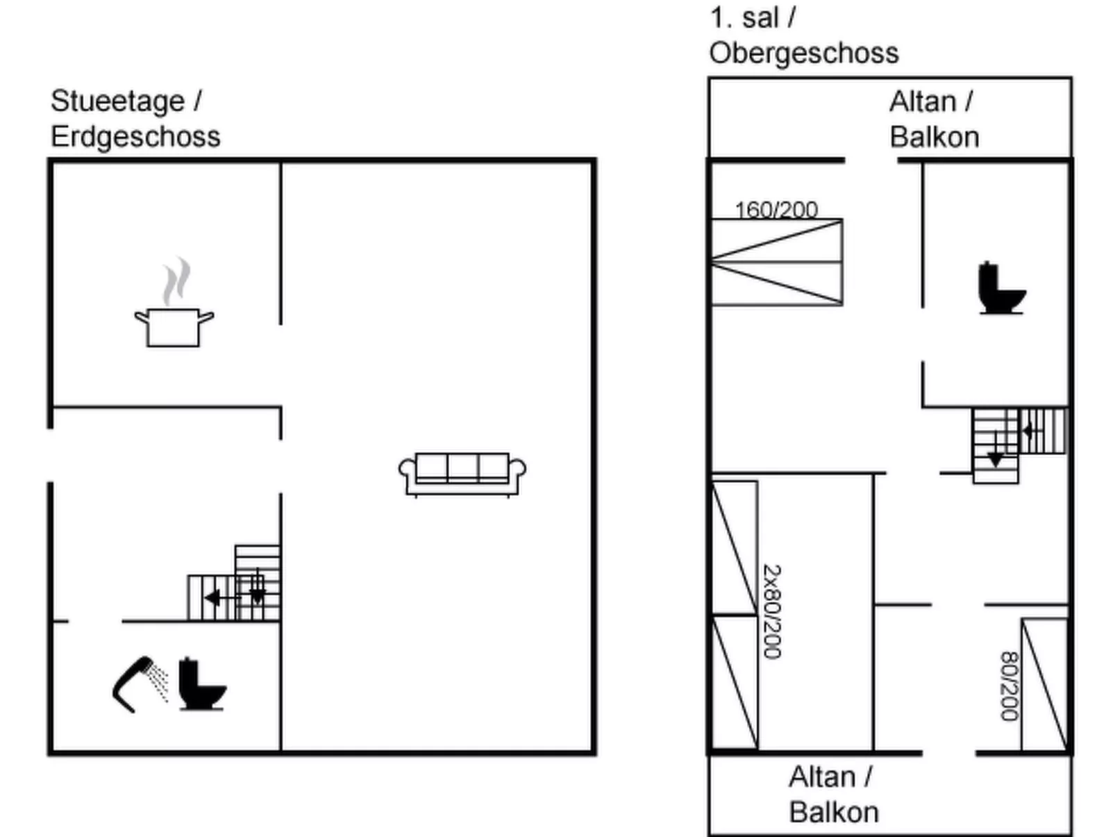 "Enya" - 600m from the sea-Dedans
