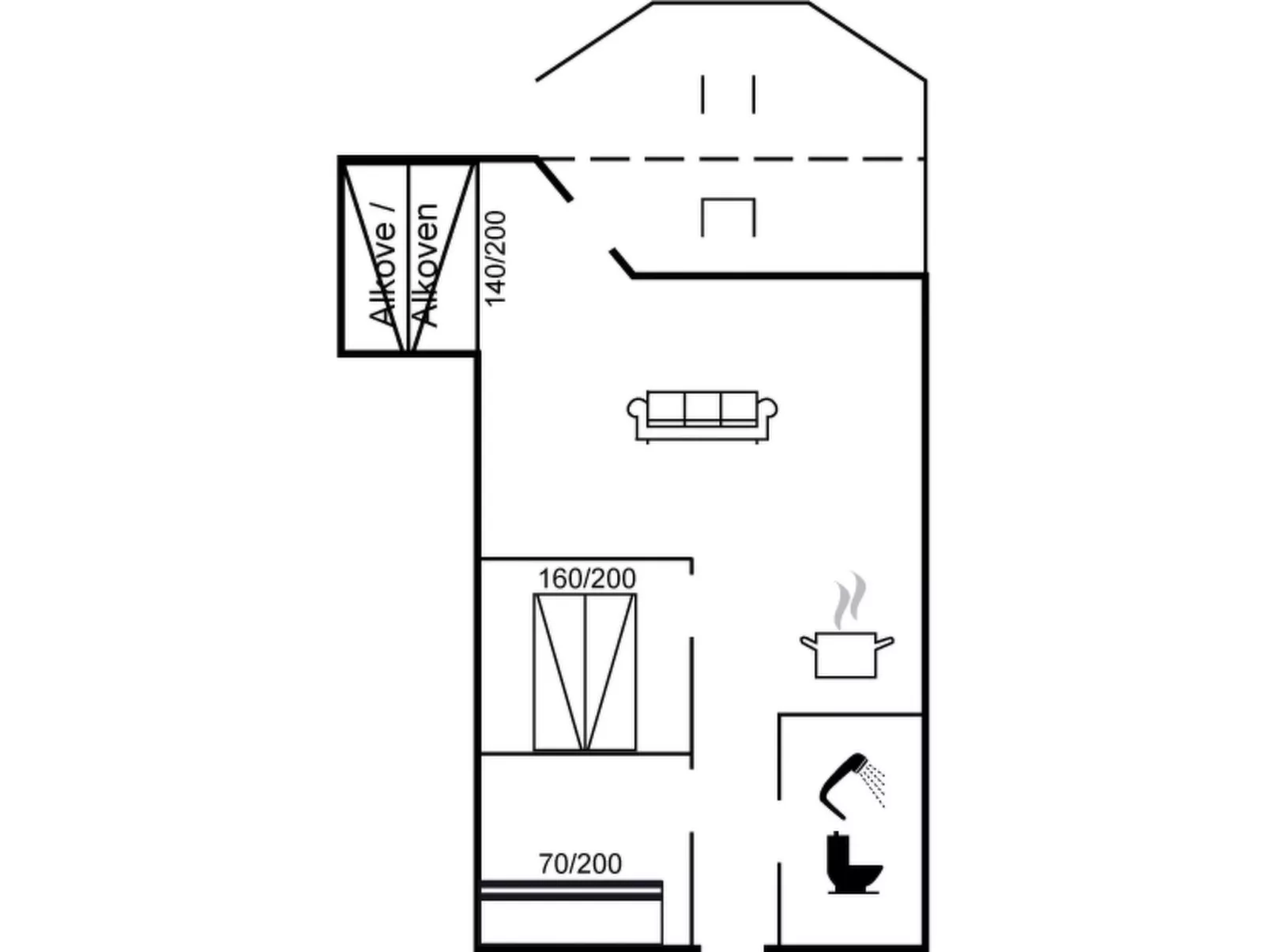 "Nafni" - 200m from the sea-Dedans