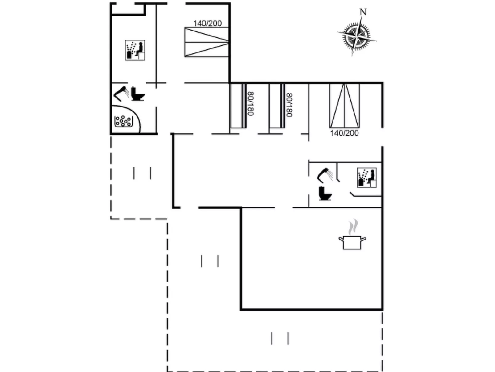 "Hwelp" - 200m from the sea-Dedans