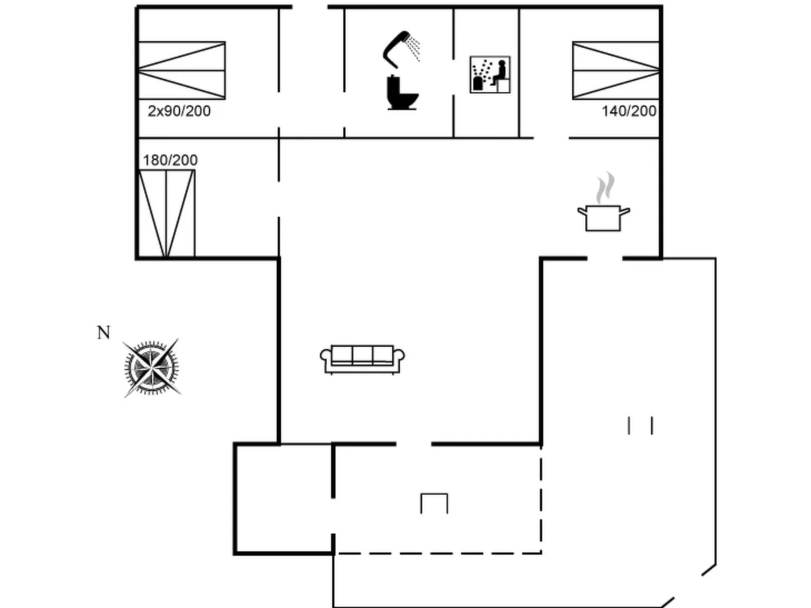 "Aletha" - 180m from the sea-Inside