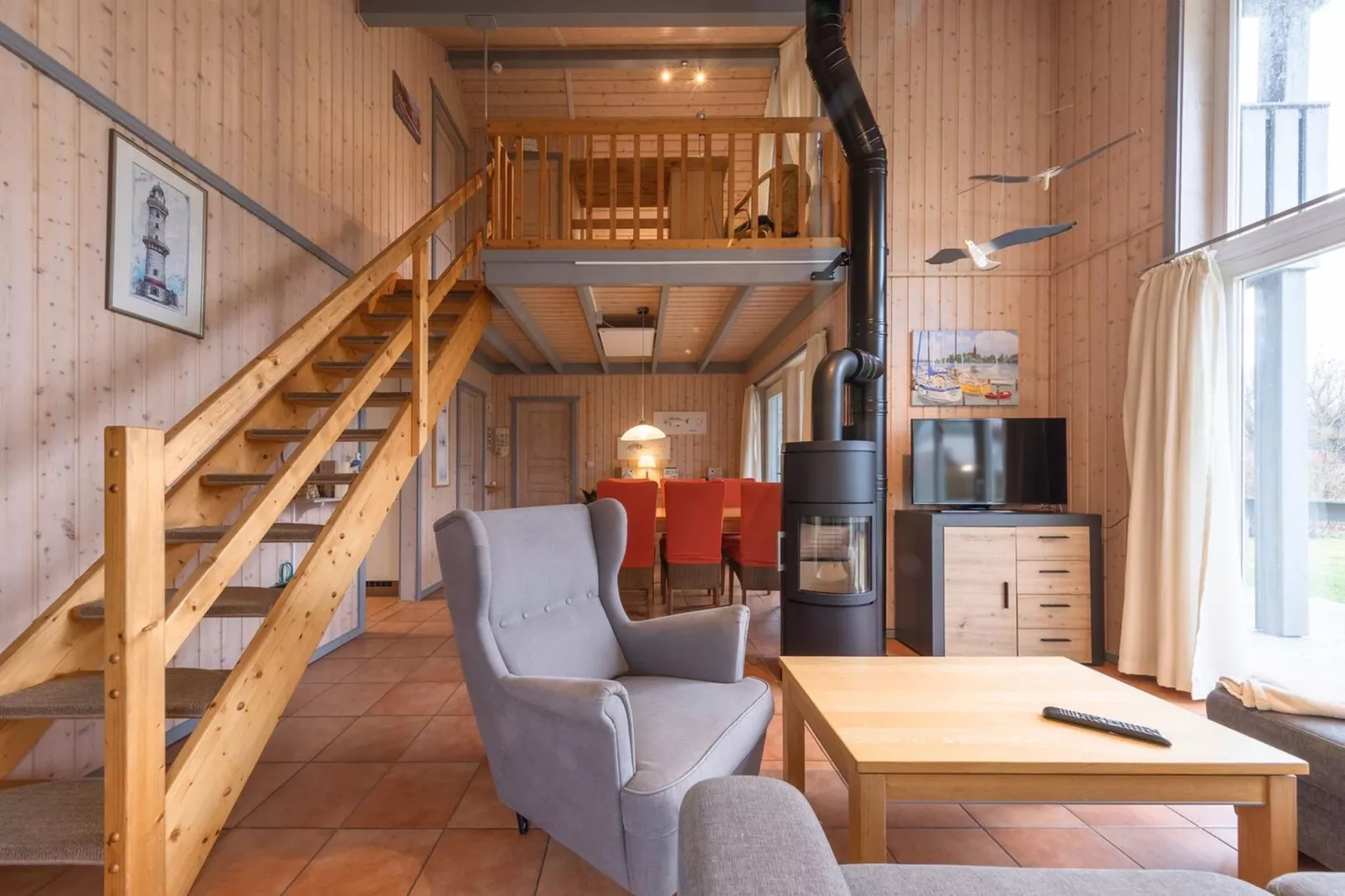 Ferienhaus Seeschwalbe-Classic 90 qm 96-Salon