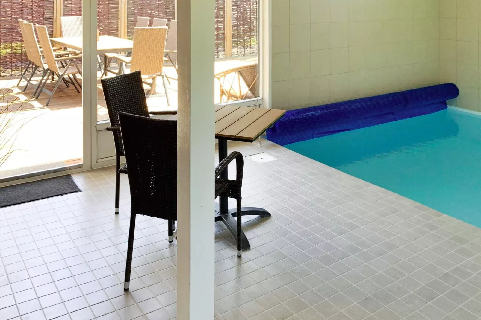8 Personen Ferienhaus in Væggerløse-By Traum-Schwimmbad