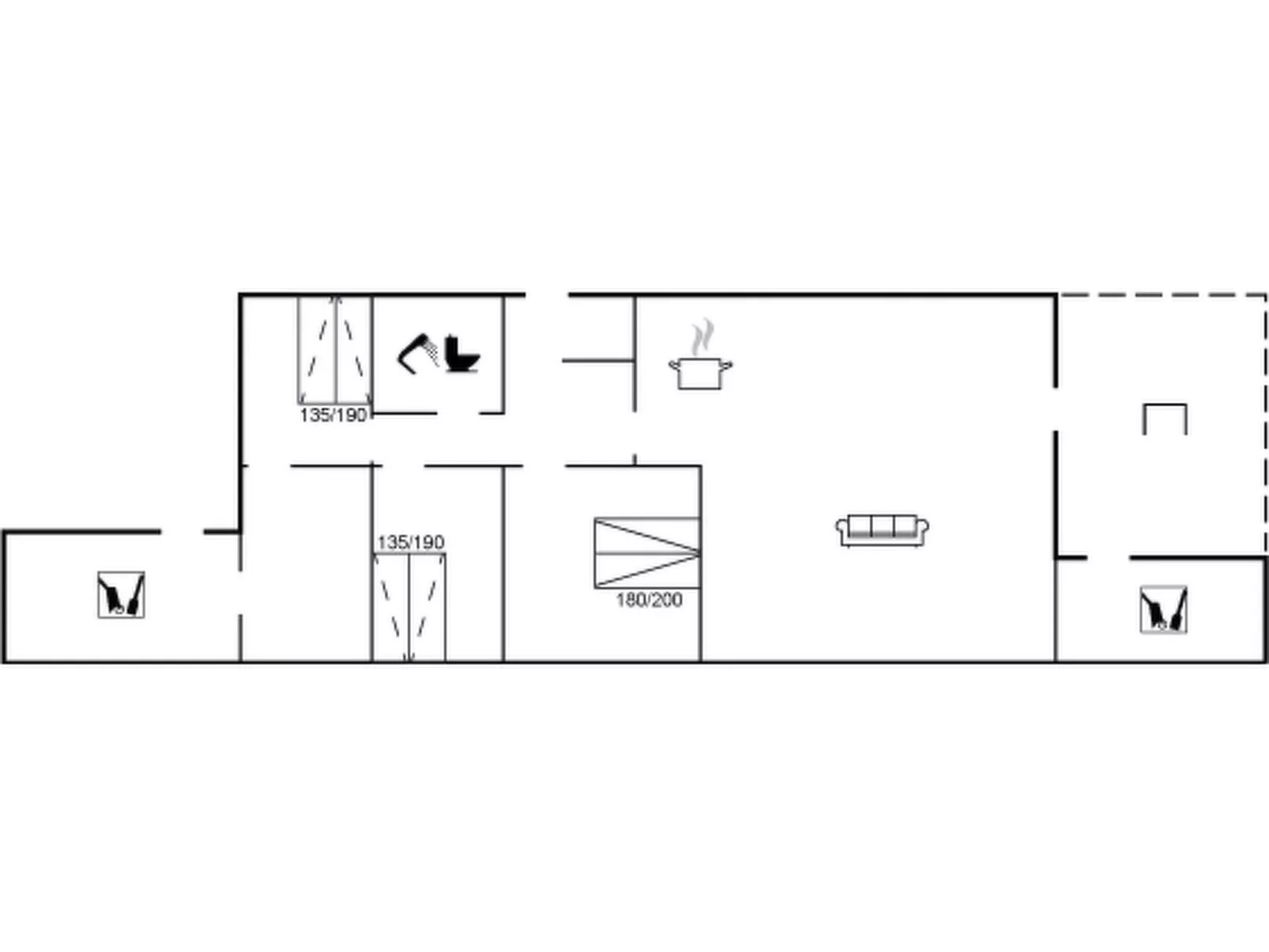 "Jenvold" - 950m from the sea-Inside