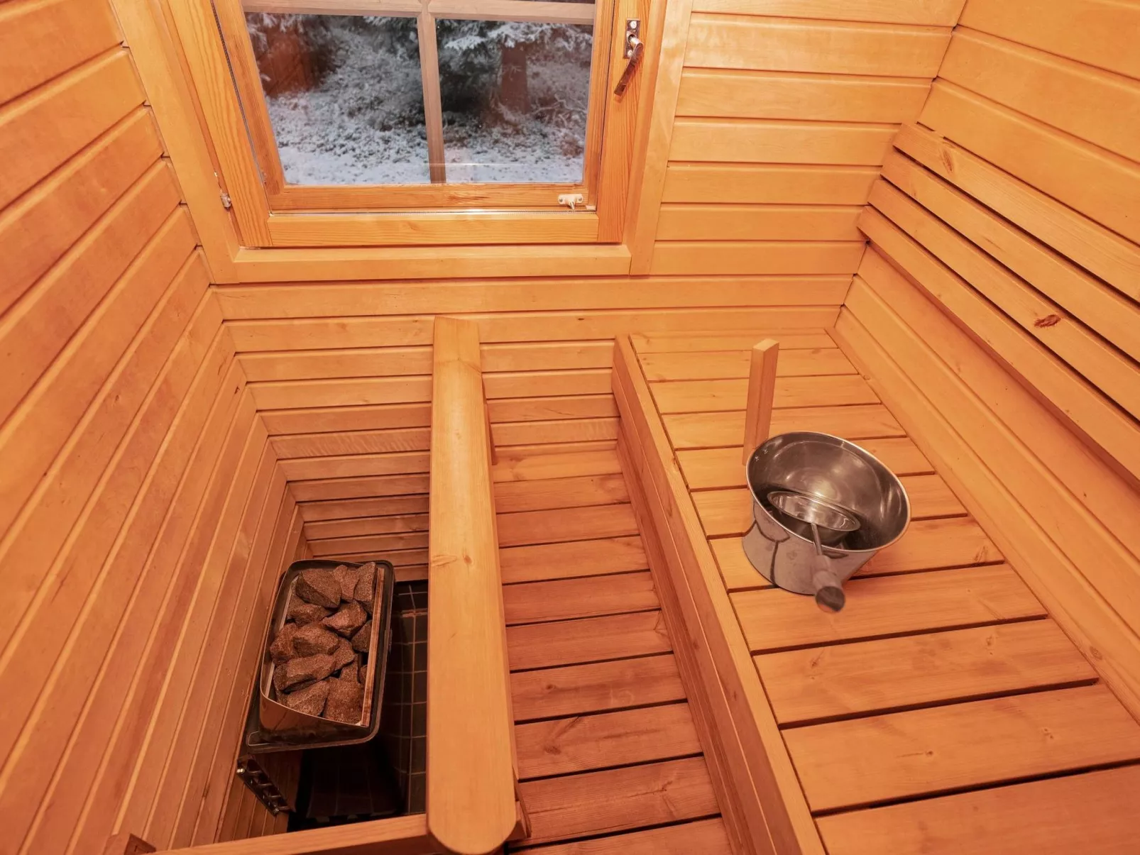 Ihtingin koskikara-Dedans