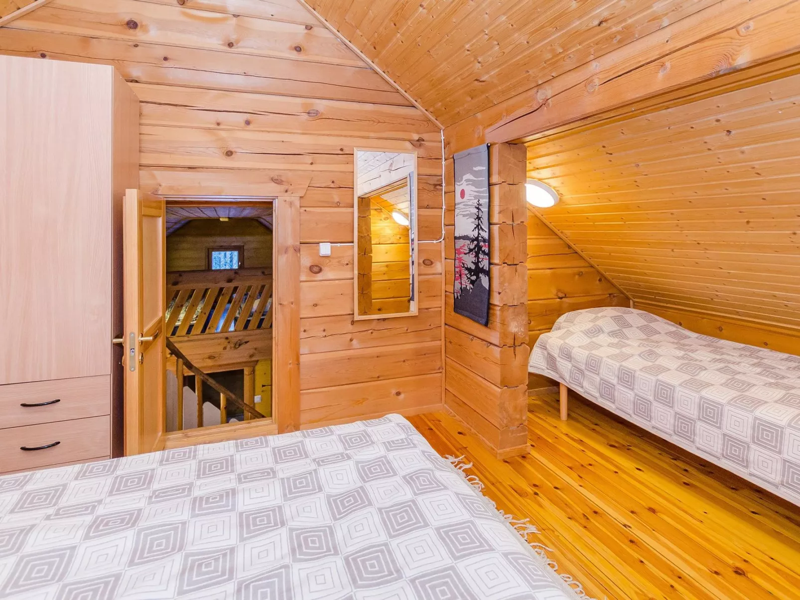 Villa käpytikka-Dedans