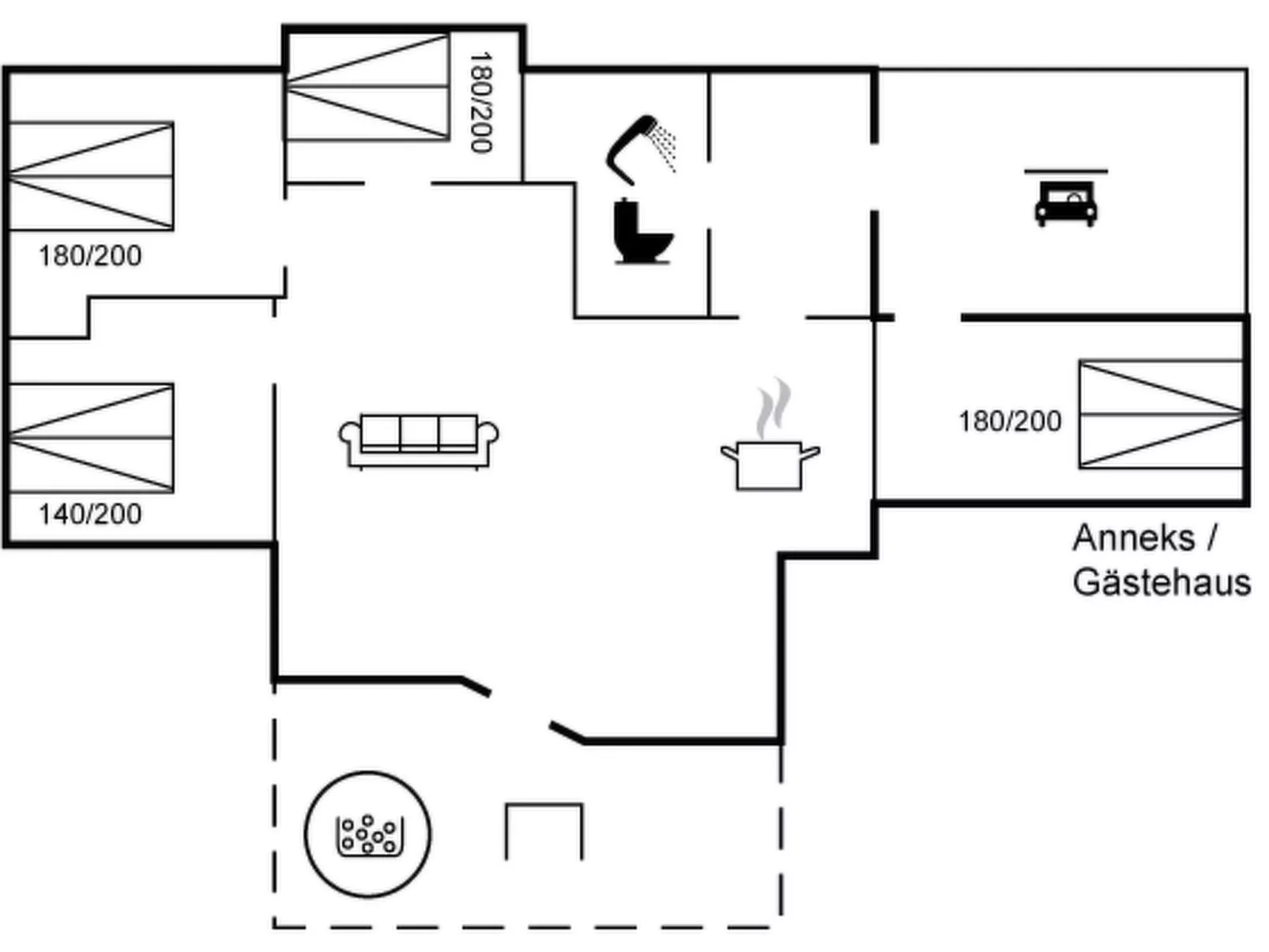 "Mika" - 800m from the sea-Dedans