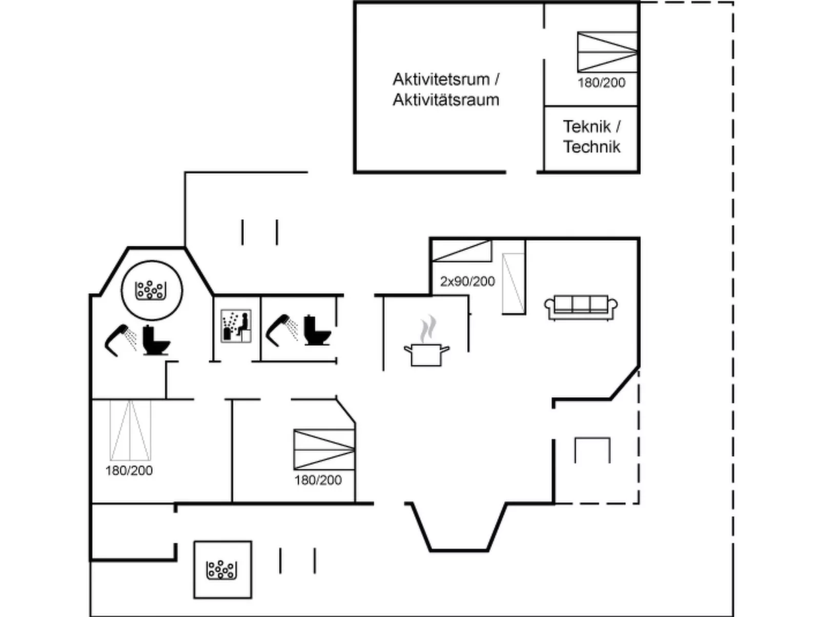 "Eeske" - 2.5km from the sea-Inside