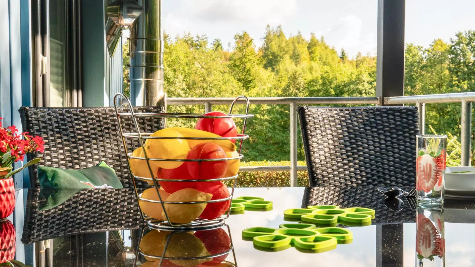 Schloss-Terrasse / balcon