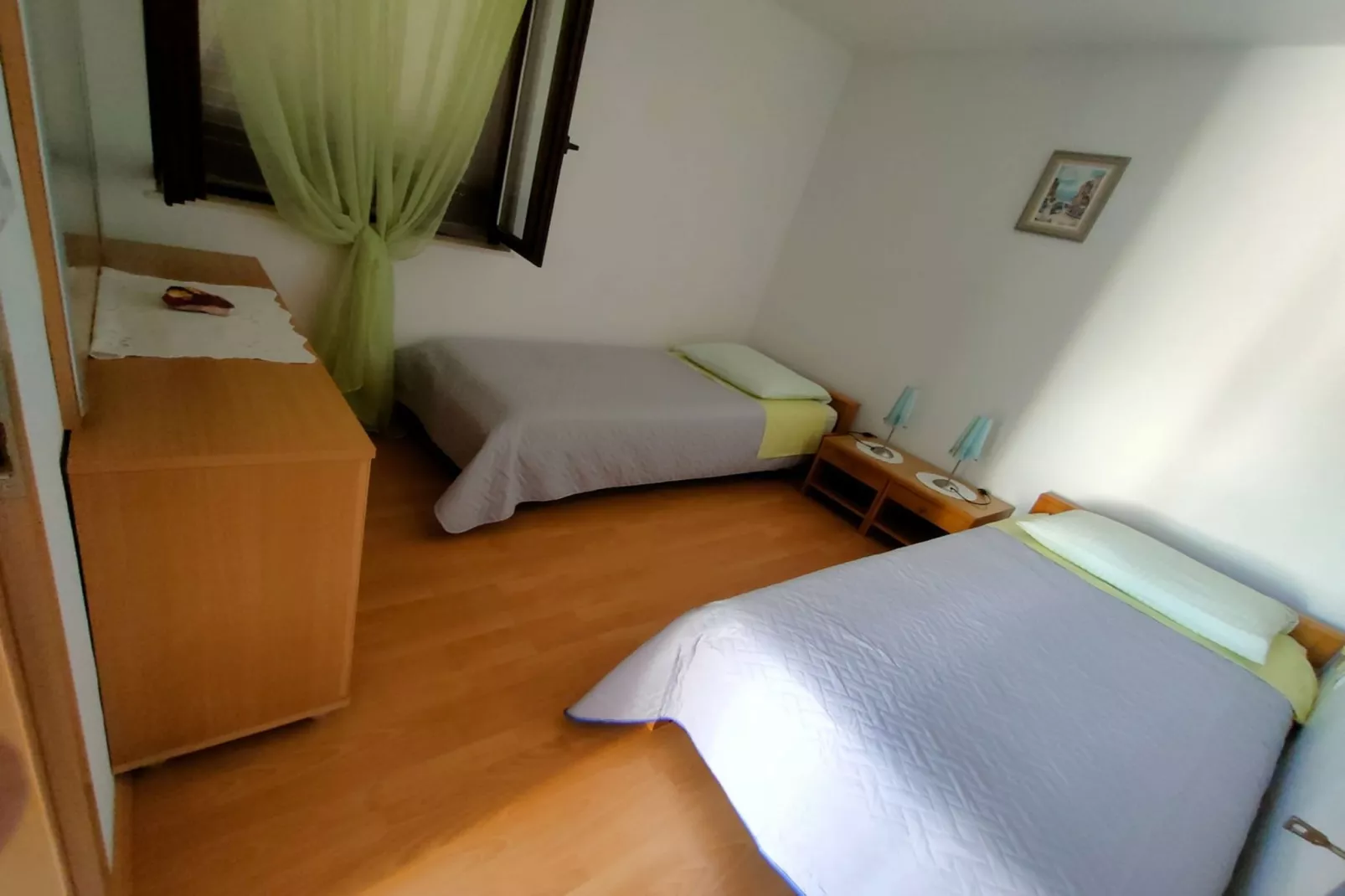 Apartments Ivan Supetar - Two Bedroom Apartment with Terrace no.3-Bedroom