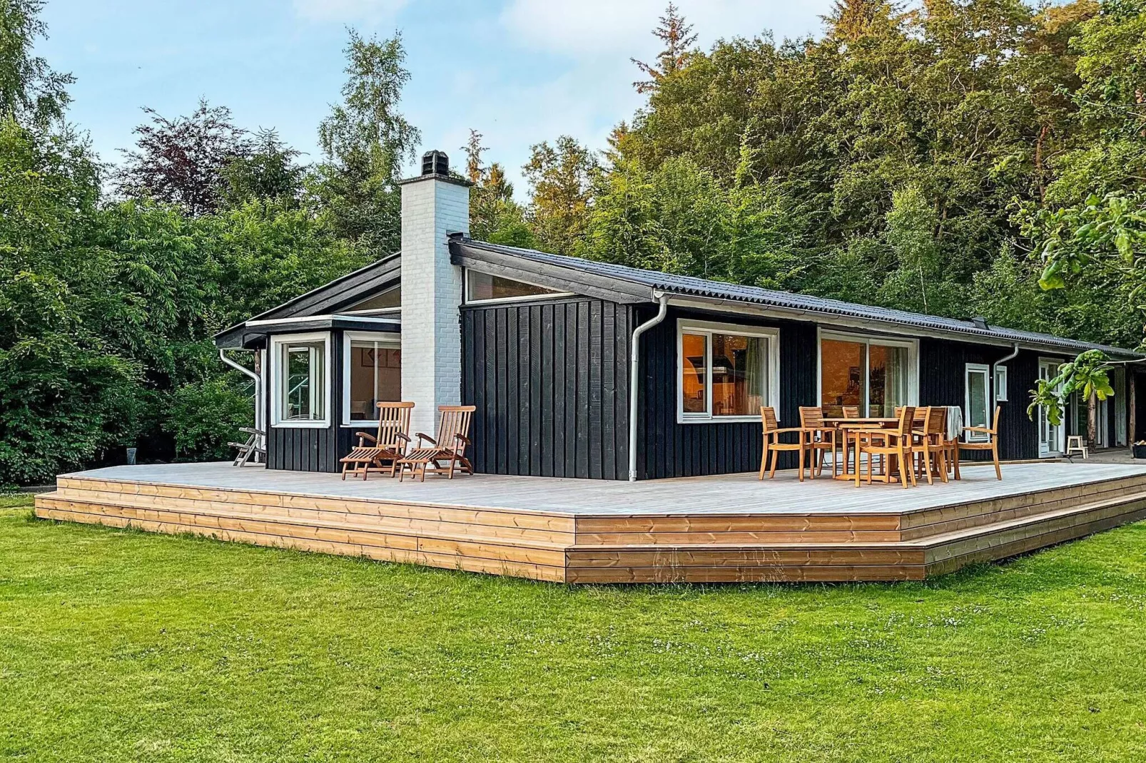 10 Personen Ferienhaus in Ry-By Traum-Außenbereich
