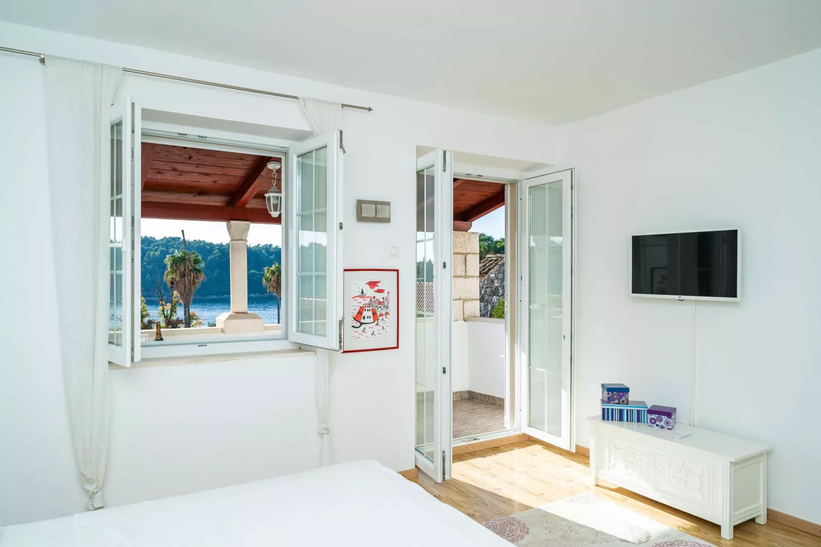 Villa Vista Old Town - Four Bedroom House with Terrace and Sea View-Bedroom