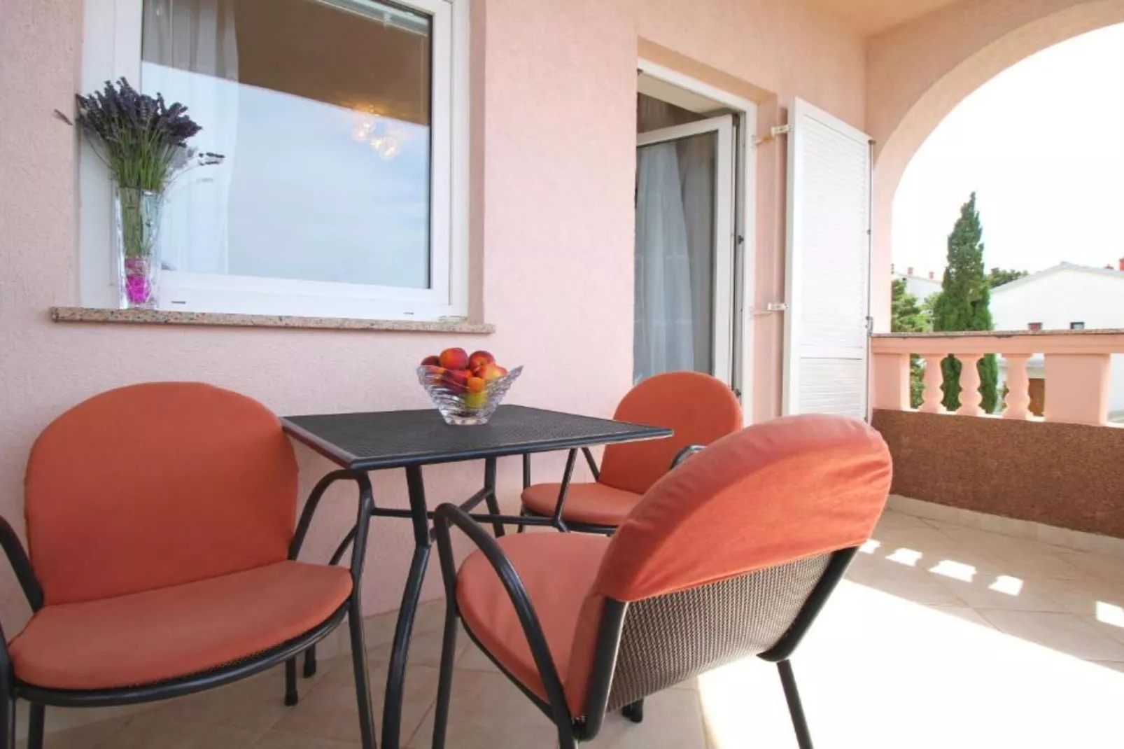 Apartments Butković - Studio Apartmetn (A4)-Terrace balcony