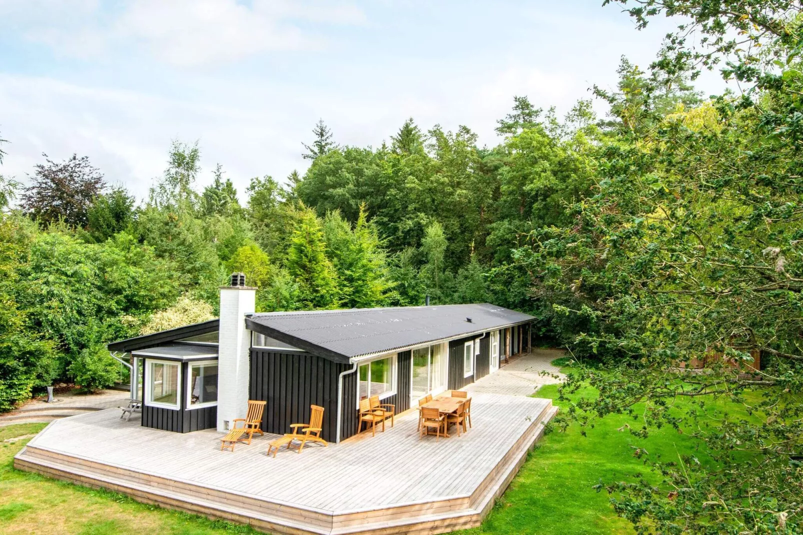 10 Personen Ferienhaus in Ry-By Traum-Außenbereich