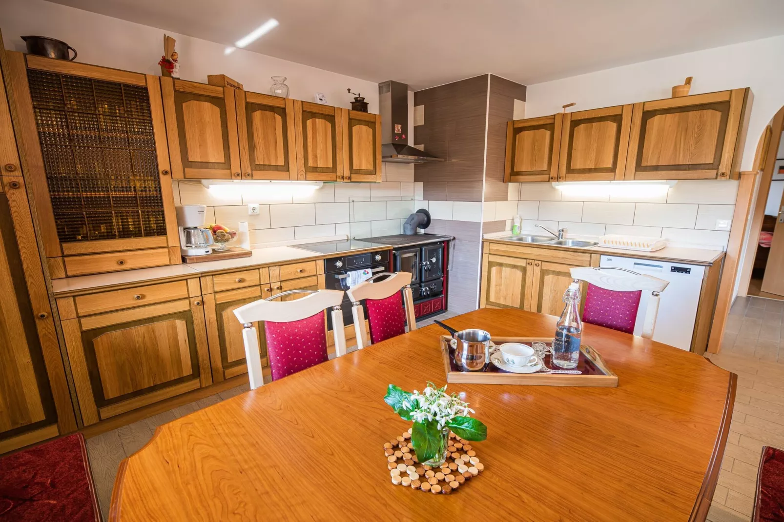 Holiday Home Slap with Sauna and BBQ - Two Bedroom Holiday Home-Kitchen