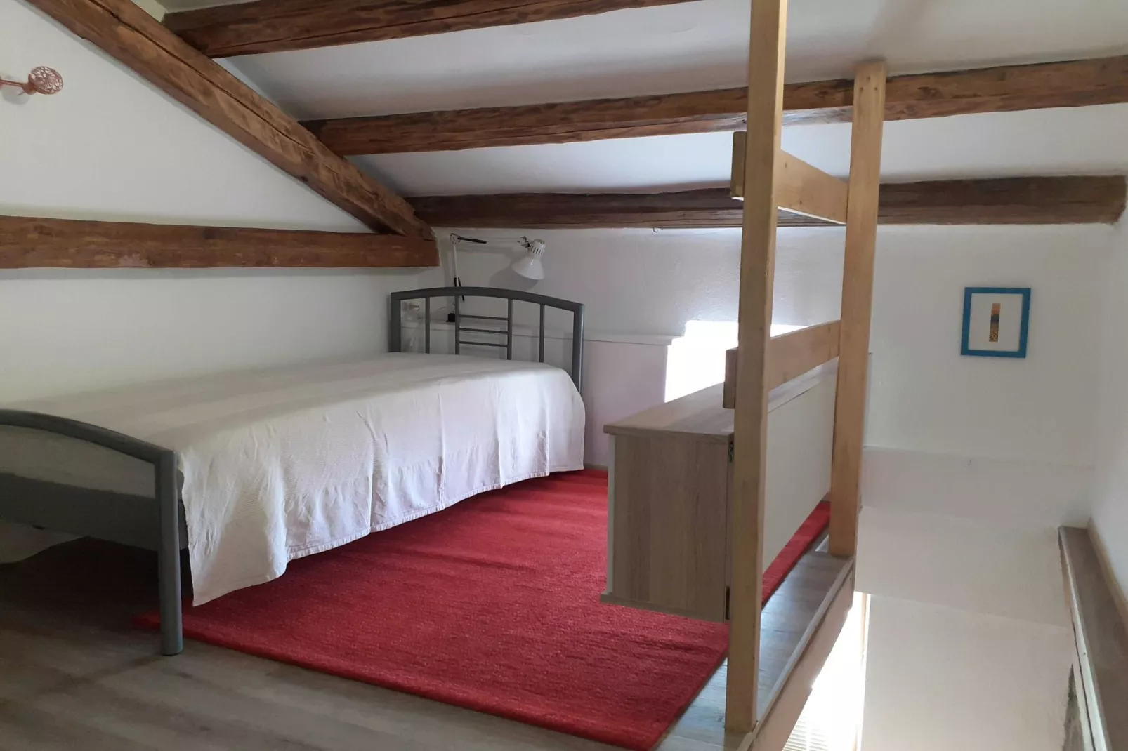 Secluded Authentic Apartment with Terrace - Studio Apartment with Terrace-Schlafzimmer