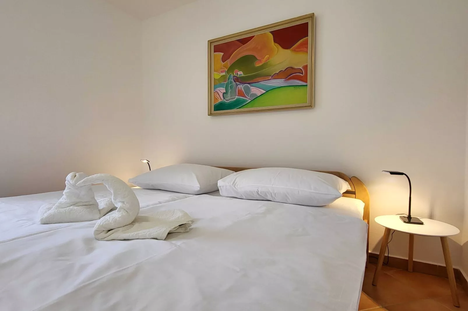 Peaceful Countryside Holiday Home with Terrace - One Bedroom Holiday Home with Terrace-Bedroom