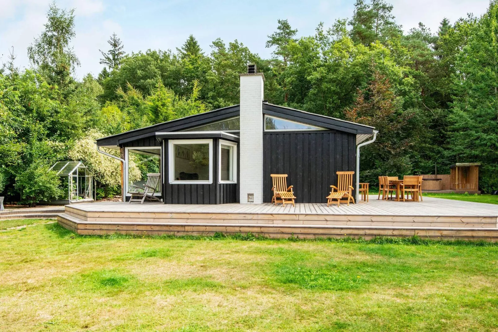 10 Personen Ferienhaus in Ry-By Traum-Außenbereich