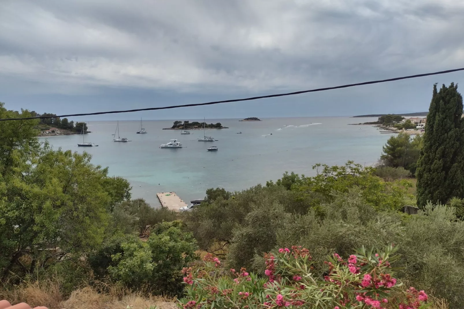 Apartment Ana Gradina - Vela Luka - Two Bedroom Apartment With Terrace And Sea View-View