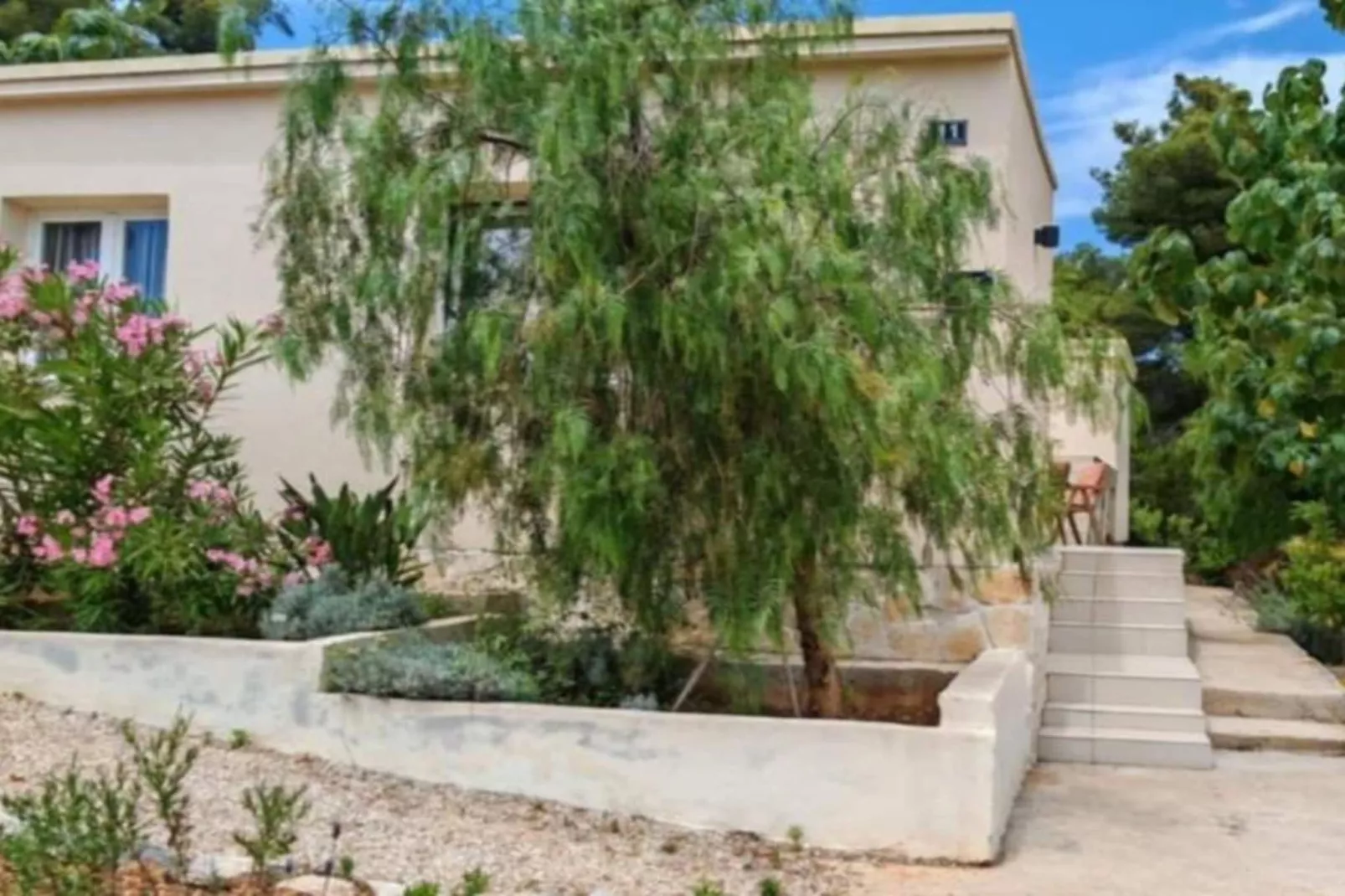 House Leta Cozy Hideaway with Pool - Four Bedroom Holiday Home with Pool-Gardens in summer