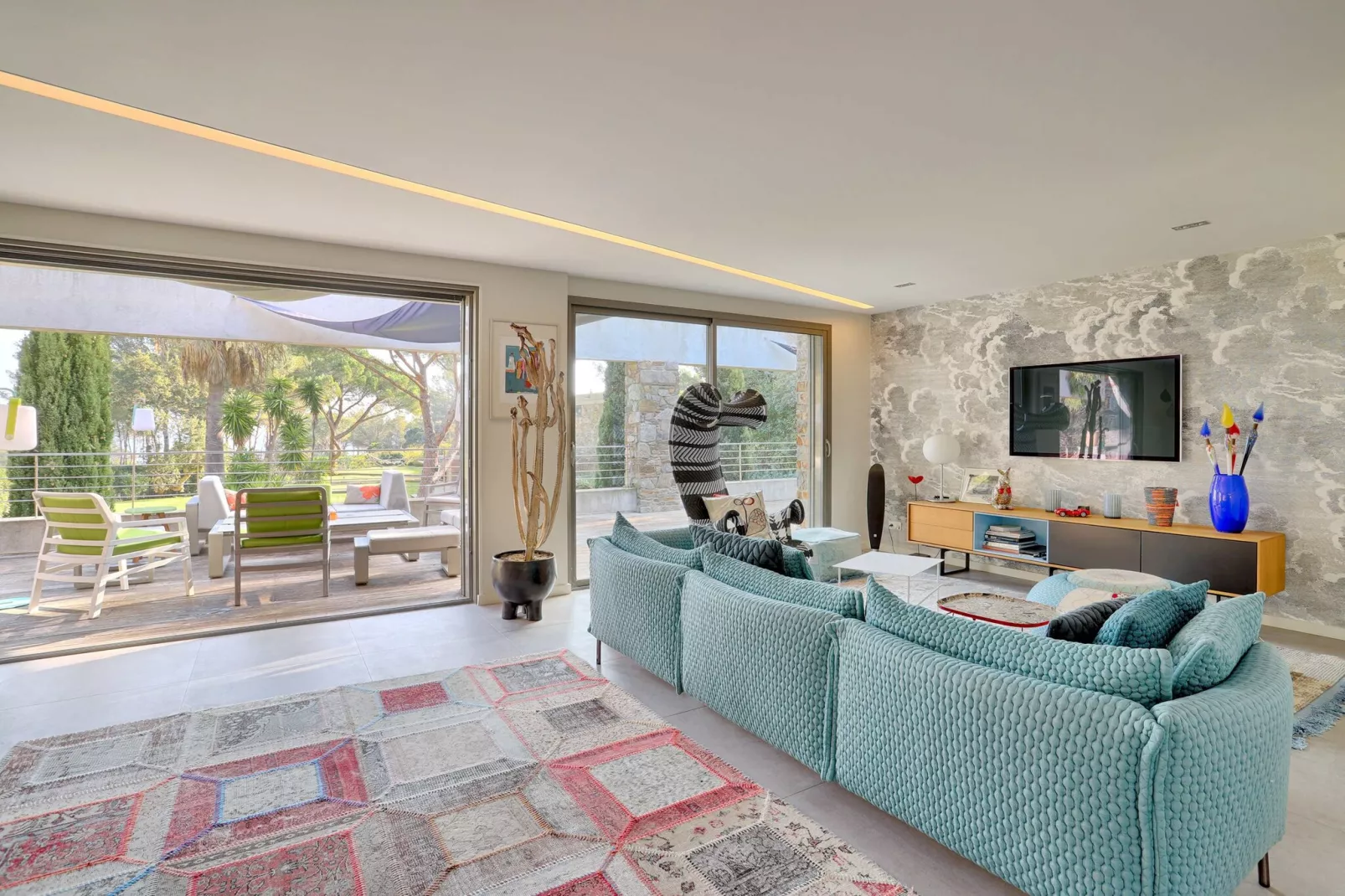 Villa Ephelele-Wohnzimmer