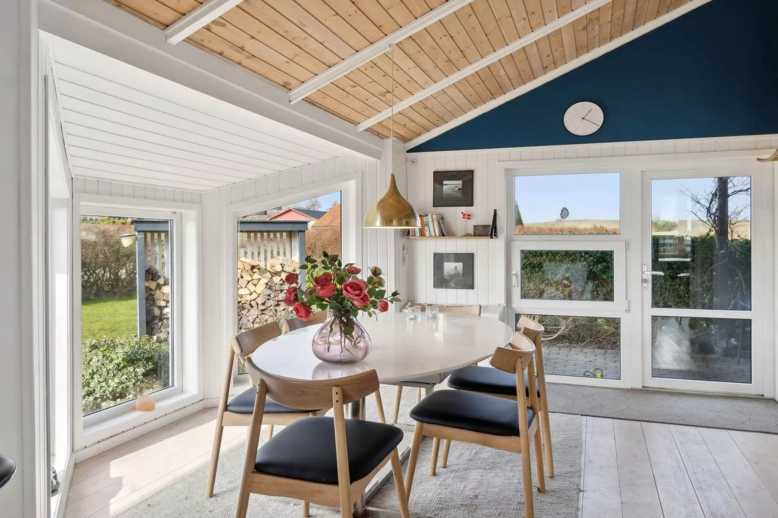 5 Sterne Ferienhaus in Rønde-Innenbereich