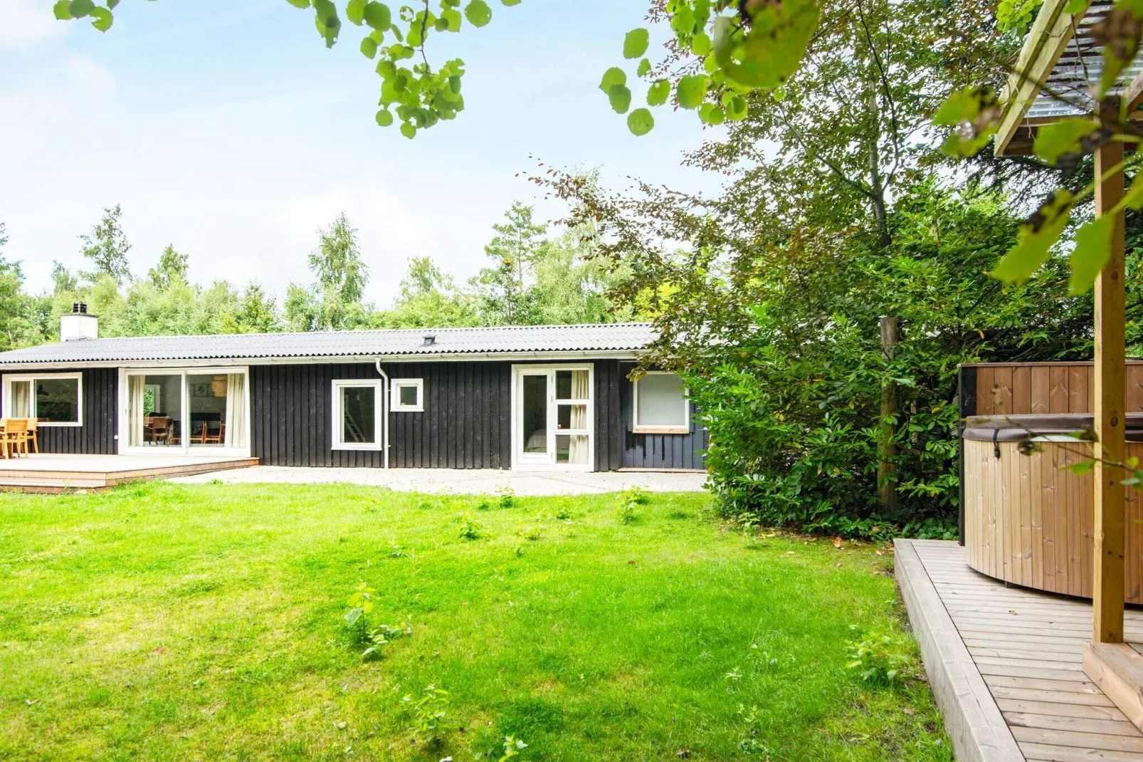 10 Personen Ferienhaus in Ry-By Traum-Außenbereich