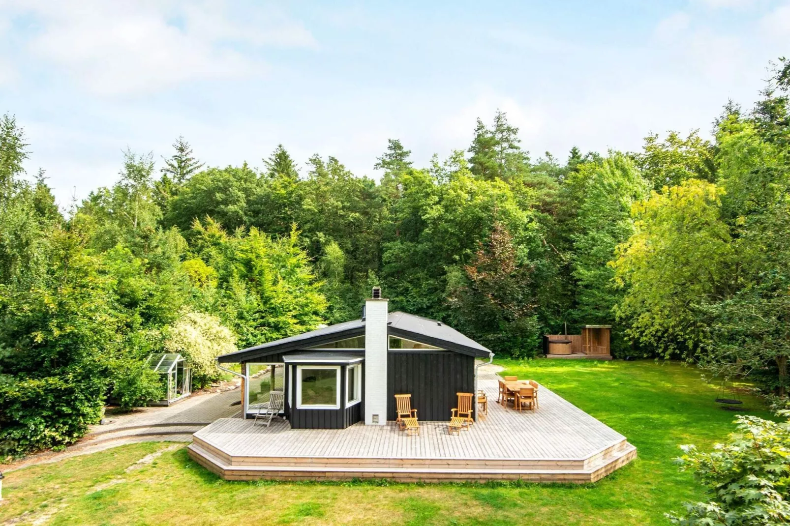 10 Personen Ferienhaus in Ry-By Traum-Außenbereich