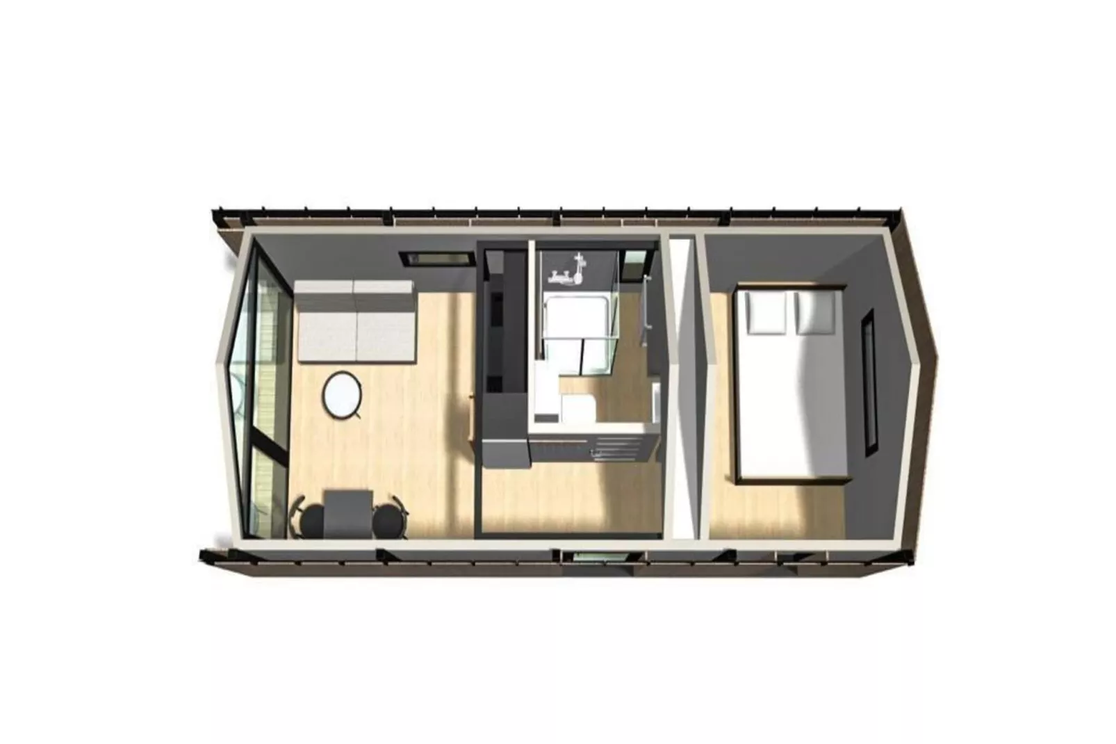 Tiny house | 2-4 persoons-Floor plan