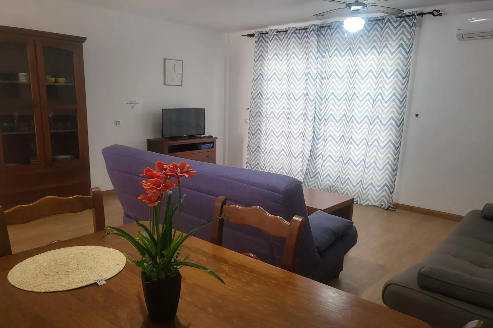 CT 369 AL - Faro's Apartmento Naturista - Primera Linea Vera Playa-Salon