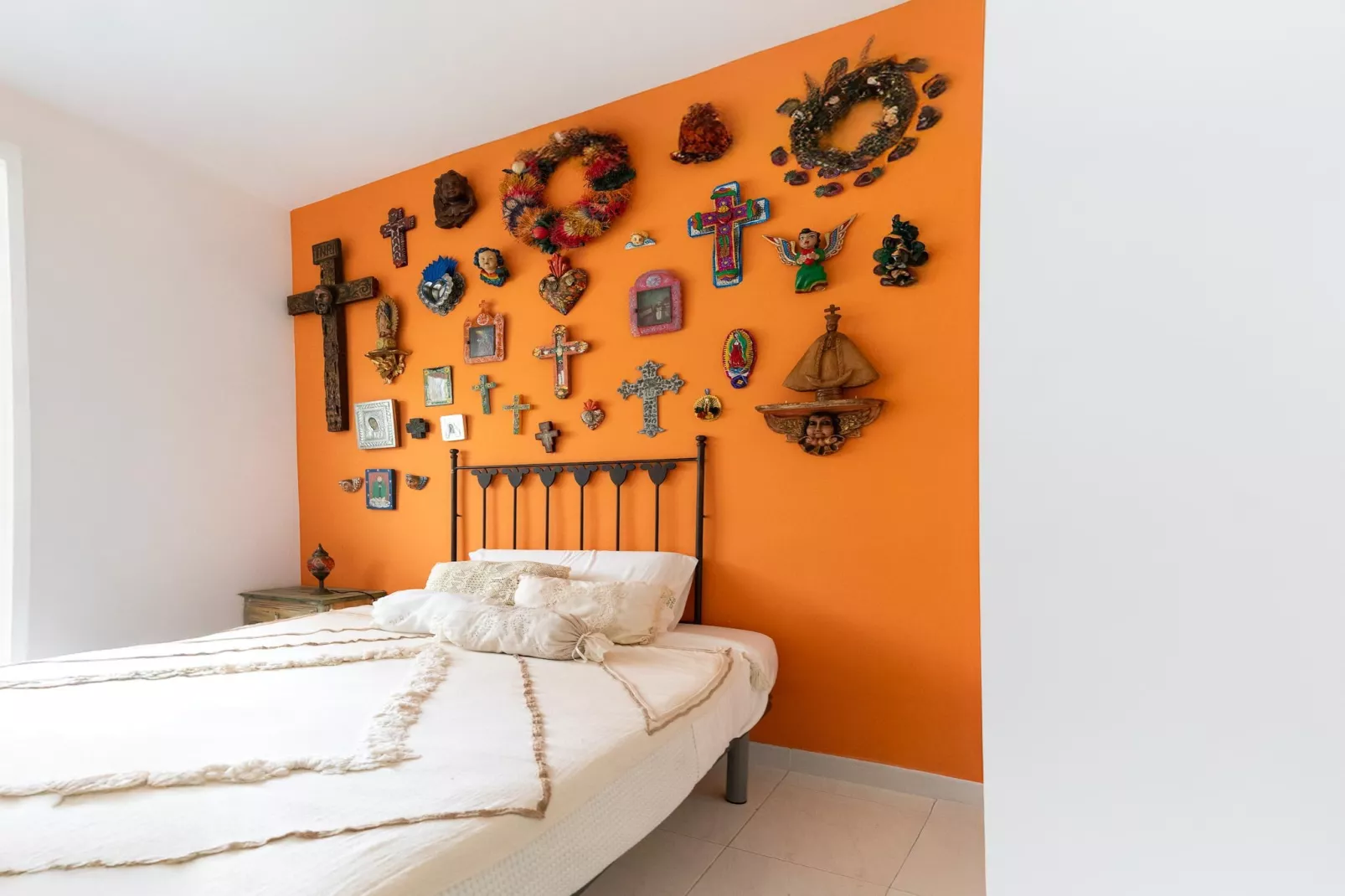 CT 385 AL - Faro's Soulrise Villa - Mojacar - Pool & Artistic Flair close to the Beach-Bedroom
