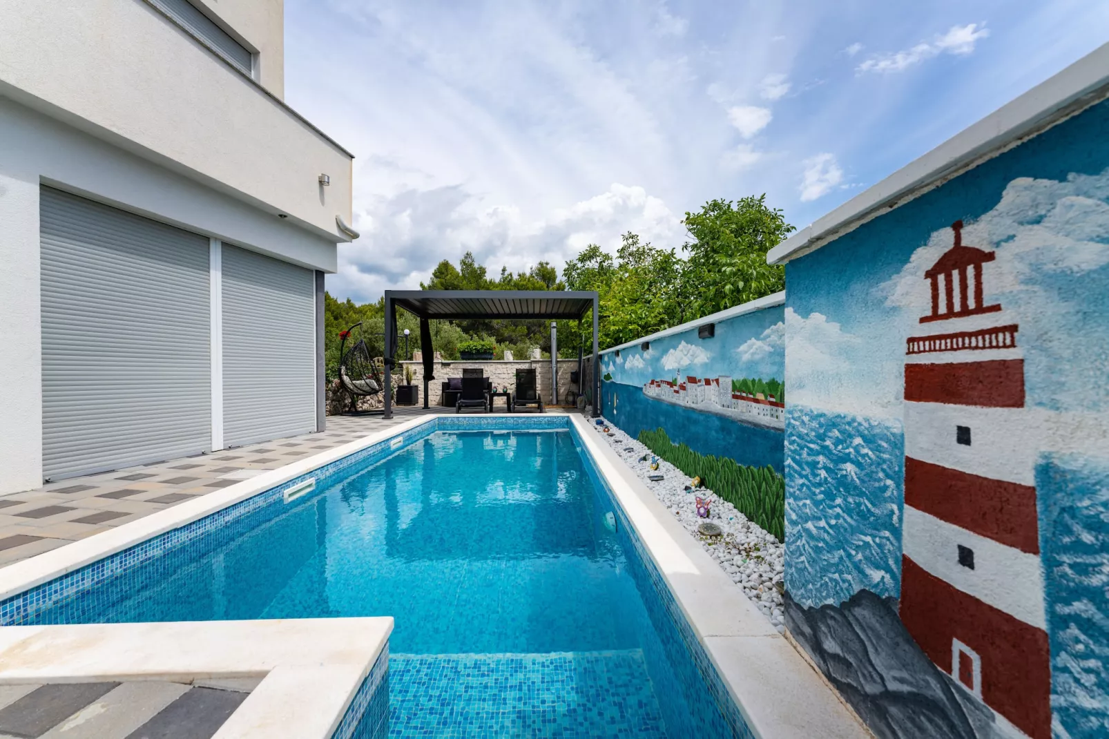 Apartment Nikita with private pool-Swimming pool