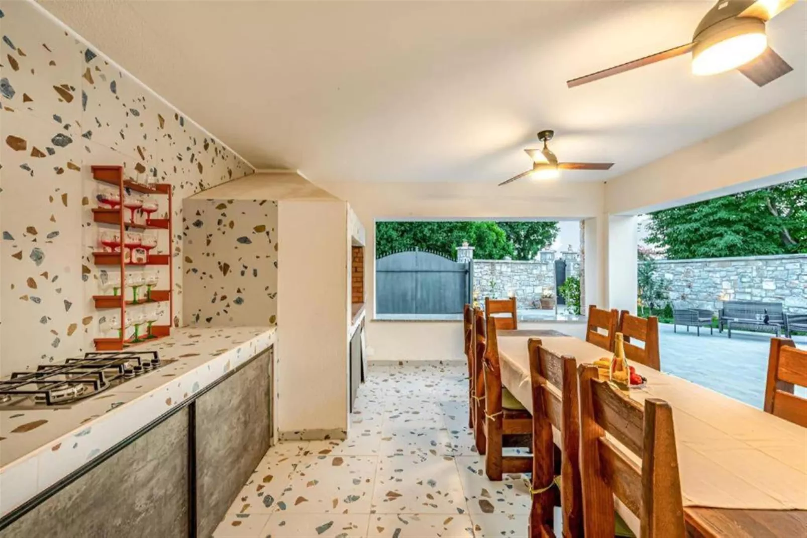 Villa Sokol with private pool-Cuisine