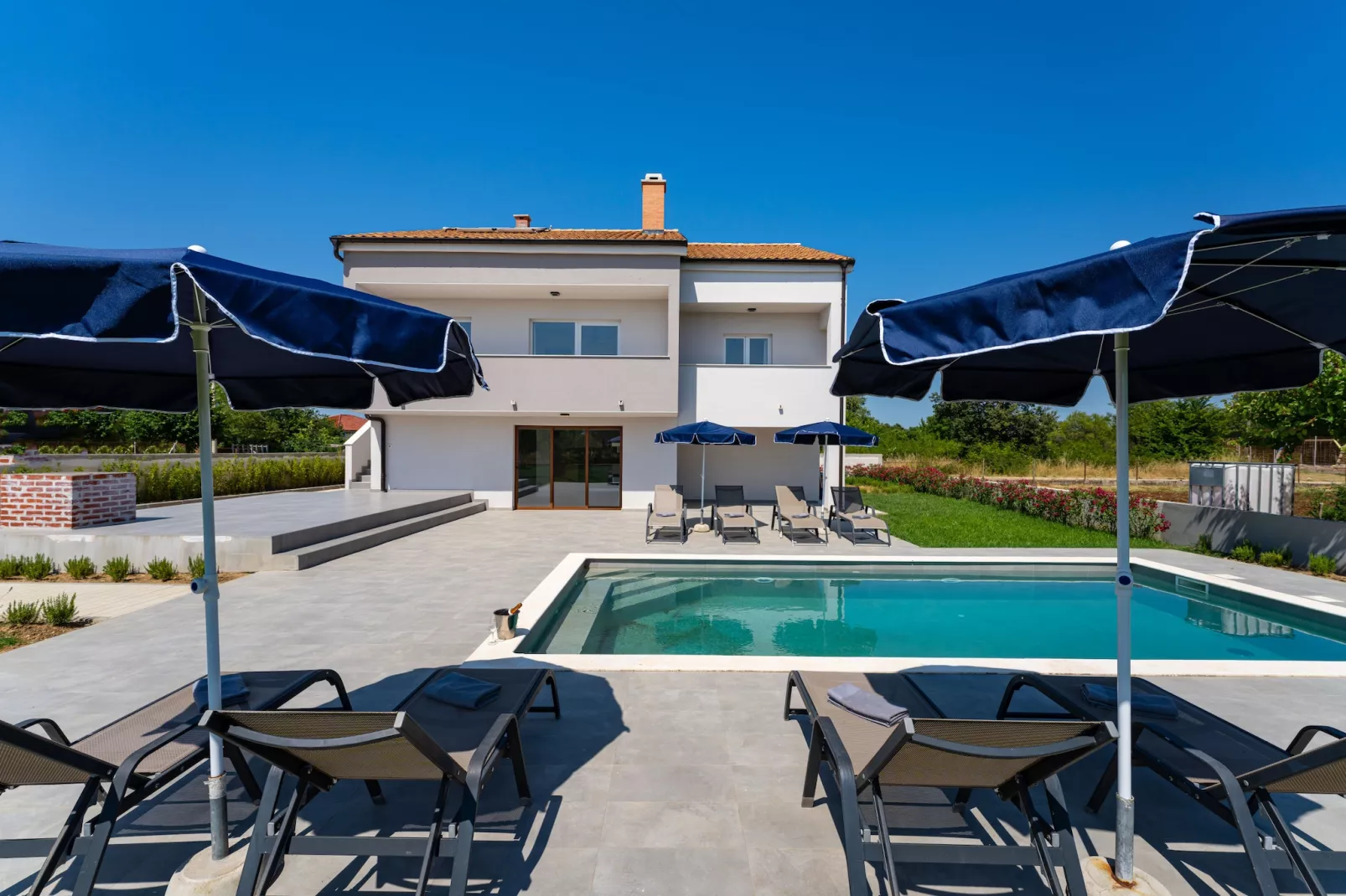 Villa Campi Dalmatia-Extérieur été