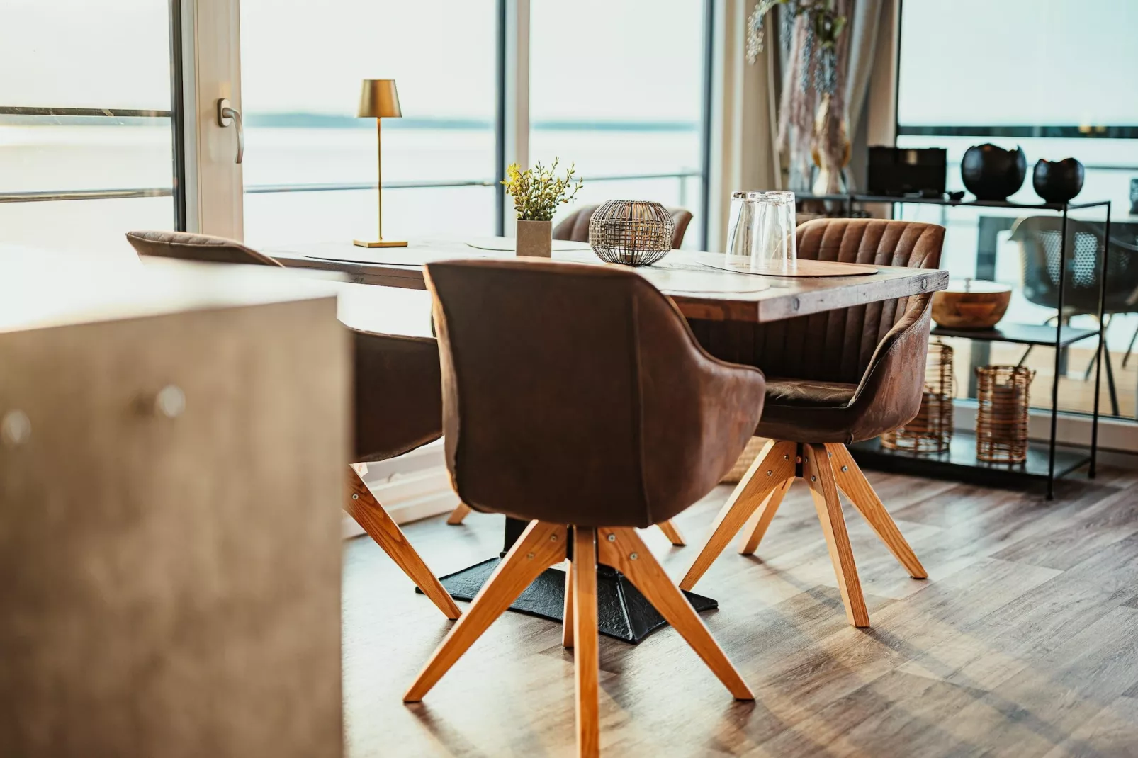 Hausboot am Gräbendorfer See-Salon