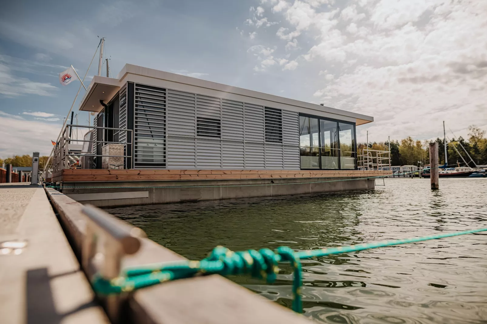 Hausboot in Peenemünde-Extérieur été