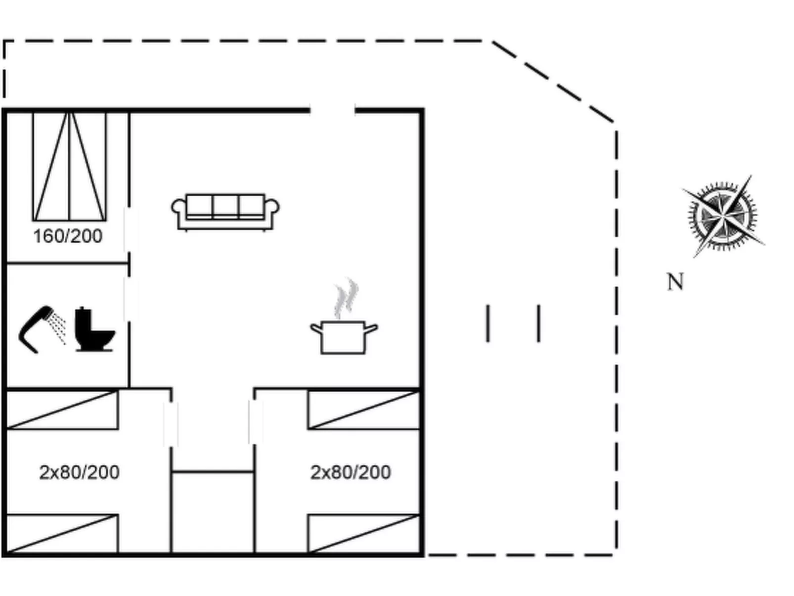 "Eugenia" - 300m from the sea-Dedans