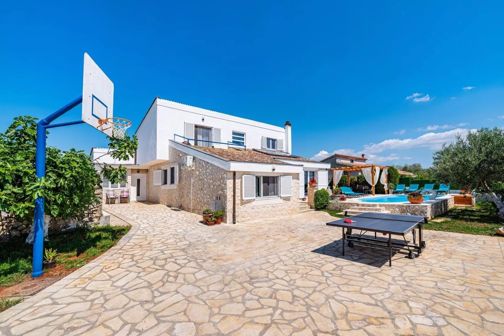 Sea view Villa Elia-Außenbereich Sommer