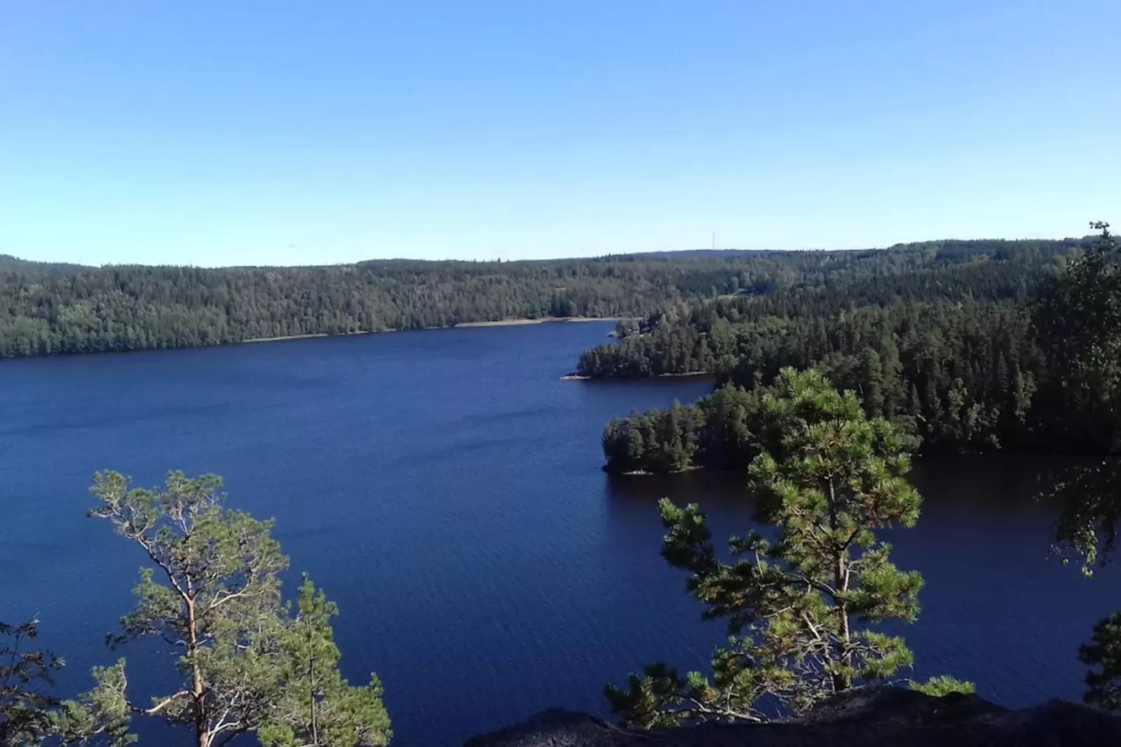 5 person holiday home in TENHULT/JÖNKÖPING-Water view