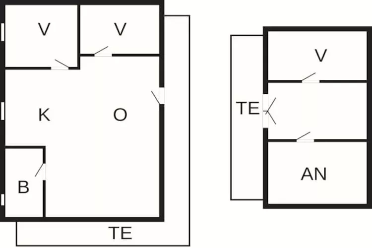 6 Personen Ferienhaus in Odder-By Traum-Grundriss