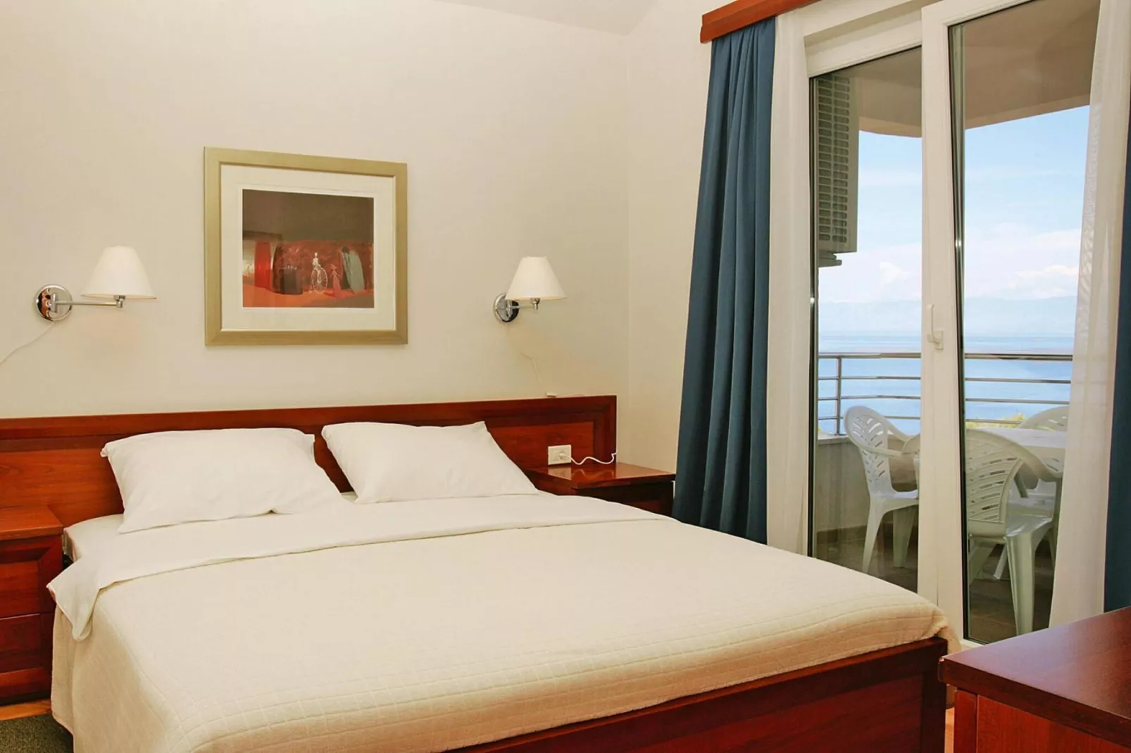 Apartments Punta, Veli Losinj-A4 (4+2), ca. 70 qm, für 6 Pers.-Bedroom